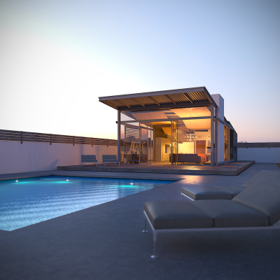 render of a house
